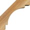 Ekena Millwork 4"W x 8"D x 8"H Merced Rough Sawn Knee Brace, Western Red Cedar BRC04X08X08MRC00RWR - alternate 3